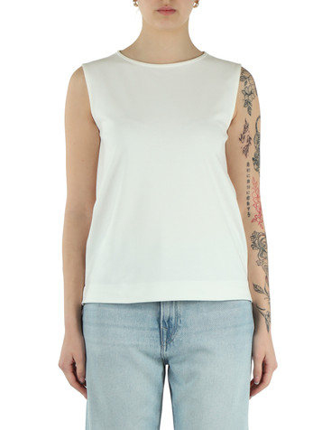 OFF WHITE | Interlock-Jersey-Top aus Baumwolle MULTIH