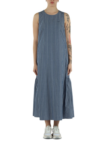 BLU | Abito midi in cotone a righe