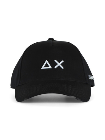 NERO | Cappellino in cotone con ricamo logo