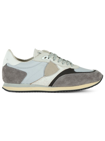 GRIGIO | Sneakers in pelle e tessuto BLVILLE LOW