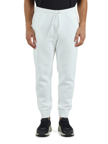 BIANCO | Pantaloni sportivi in cotone con scritta logo