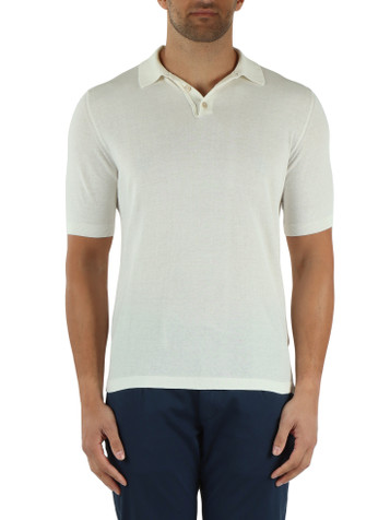 PANNA | Polo regular fit in crepe cotton