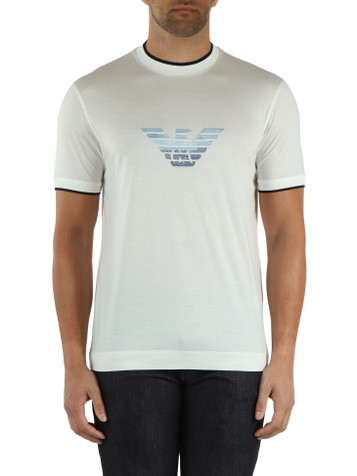 OFF WHITE | T-shirt slim fit in lyocell e cotone