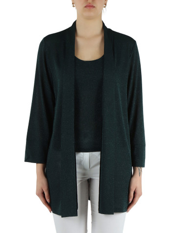 DUNKELGRÜN | ALCA Set bestehend aus Top und Cardigan