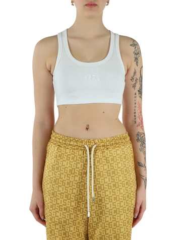 BIANCO | Mini top cropped Essentials a costine
