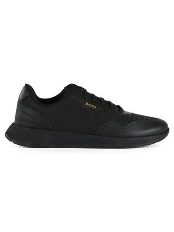 NERO | Sneakers in ecopelle e tessuto TITANIUM