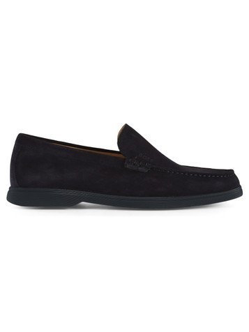 BLU SCURO | Mocassini in suede SIENNE
