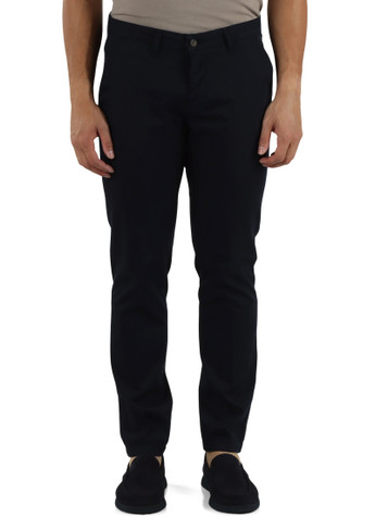 BLU SCURO | Pantaloni in cotone stretch VIENNA 226060