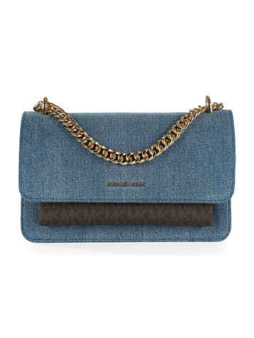 AZZURRO | Borsa a spalla in denim CLAIRE Large