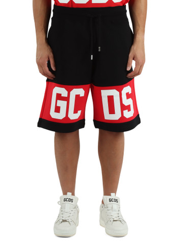 NERO | Pantaloncini sportivi in cotone garzato