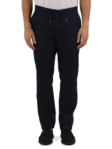 BLU SCURO | Pantalone MALINDI Rising Sun in denim leggero