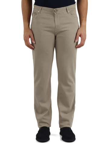 BEIGE | Pantalone jeans cinque tasche ROMA Island Paradise