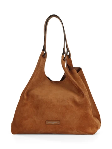 CUOIO | Borsa a spalla in suede DUA Large