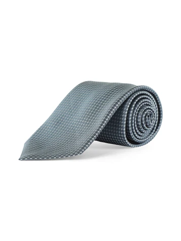 BLU CHIARO | BOSS ONE: Cravatta in seta con motivo decorativo