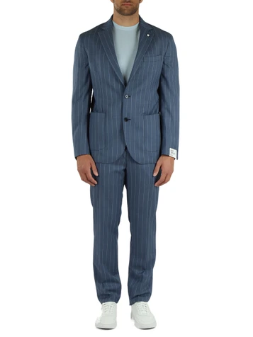 BLU CHIARO | Abito due pezzi JACK Regular in lana vergine