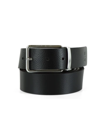 NERO | Cintura in pelle reversibile e regolabile