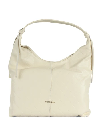 BEIGE | Borsa a spalla in pelle WENDA PLOT LT