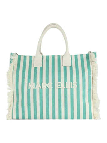 VERDE | Borsa shopping in canvas BUBY S. JOAN