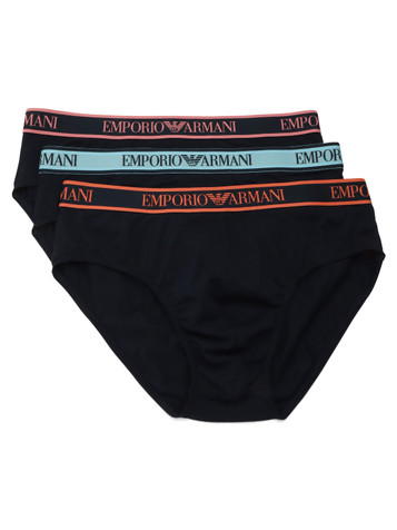 NERO | Il set comprende tre paia di slip in cotone stretch