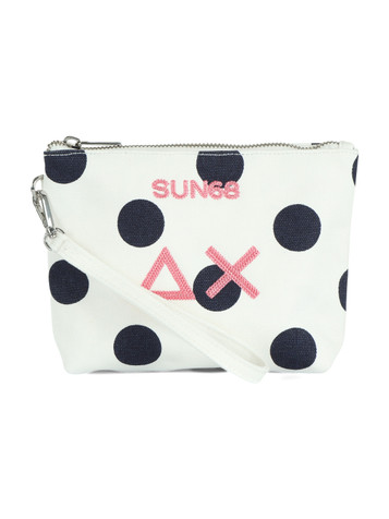 A POIS | BEACH: Mini pochette stampata in canvas
