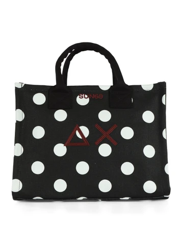 NERO | BEACH: Borsa shopping CALI Midi in canvas
