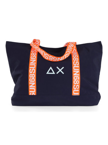 BLU | BEACH: Borsa a mano grande in nylon