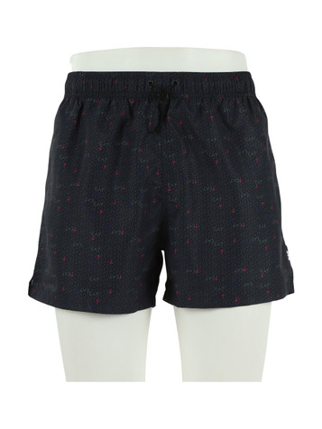 NERO | Boxer mare con stampa logo all over