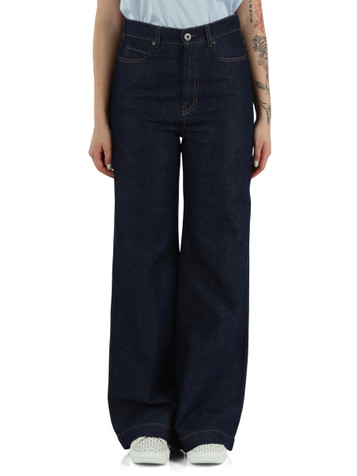 BLU SCURO | Pantalone jeans svasato LATINO