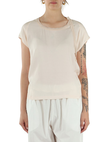 Hellrosa | Bluse aus gewaschenem Twill BERTHA