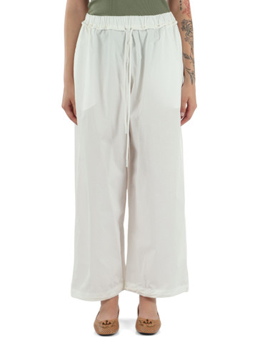 WEISS | OGLIASTRA Hose aus Baumwollpopeline