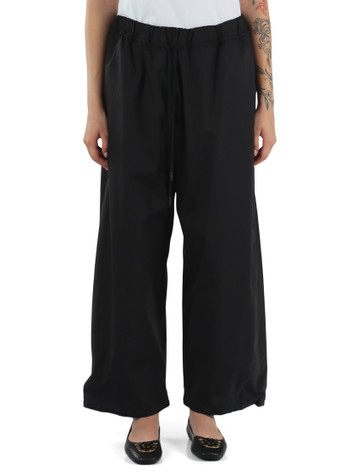 SCHWARZ | OGLIASTRA Hose aus Baumwollpopeline