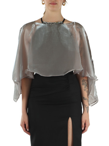 GRIGIO | Coprispalle effetto shiny