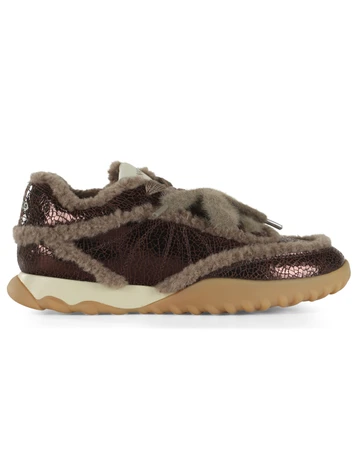 MARRONE | Sneakers in pelle craquelè GEA 02