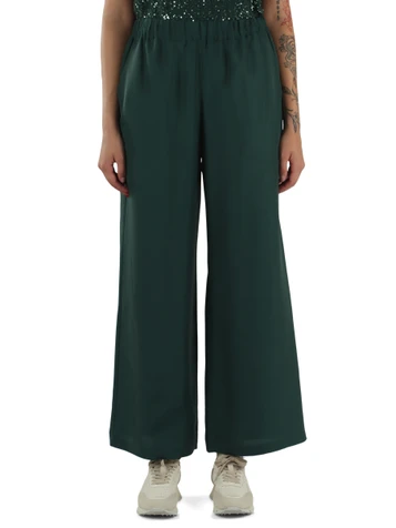 VERDE | Pantalone cropped in seta ZAINO