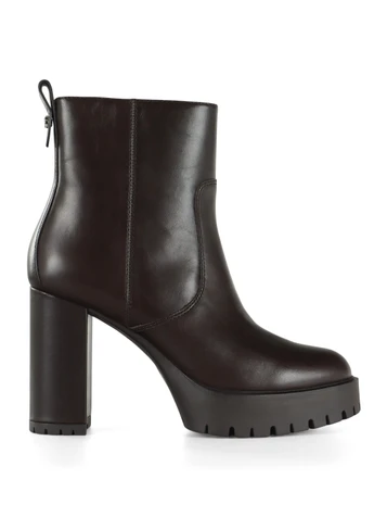 MARRONE | Stivaletti in pelle CLARA 01