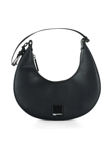 NERO | Borsa a spalla KLJ BOX LOGOHALFMOON