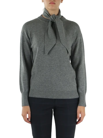 GRIGIO | SPORT: Maglia in lana e cashmere GIOCHI