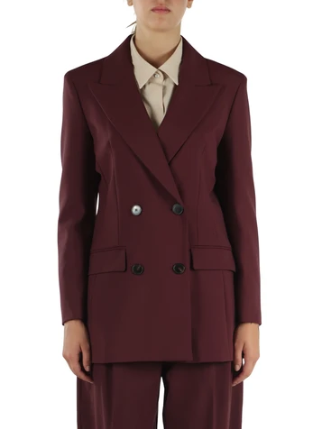 BORDEAUX | Giacca in lana vergine stretch DENTE