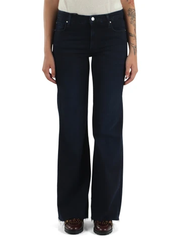 BLU SCURO | SPORT: Pantalone jeans cinque tasche WLCROP