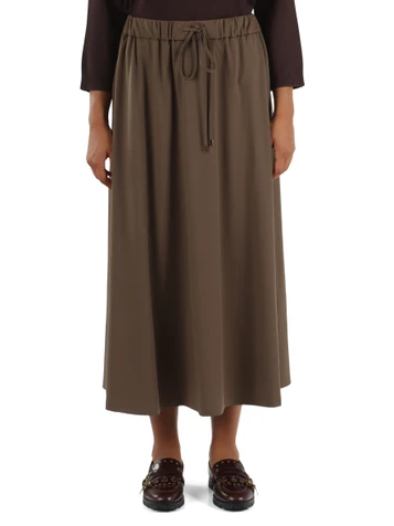 TORTORA | Gonna midi in misto lyocell EDITTO