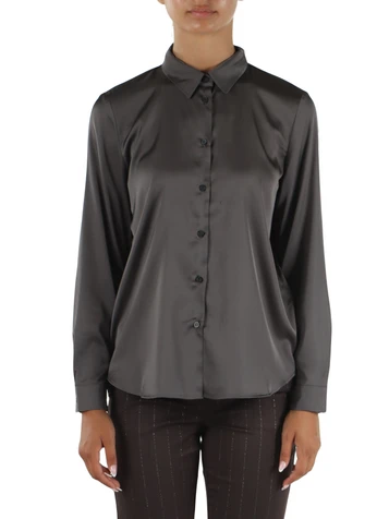 TORTORA | Camicia in satin stretch EDRO