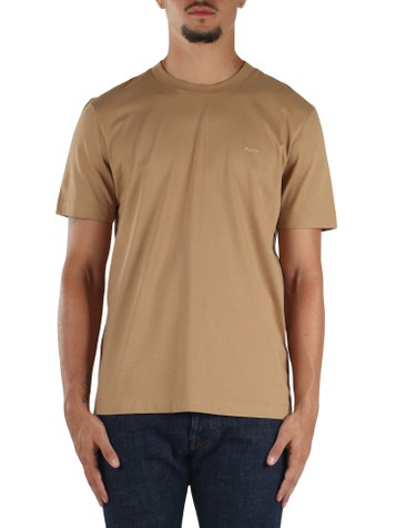 CAMMELLO | T-shirt regular fit in cotone con ricamo logo