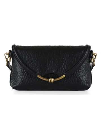 NERO | Borsa in pelle martellata BEA Small