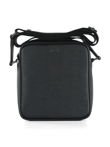 NERO | Borsa a tracolla in pelle rigenerata effetto saffiano NORTHON