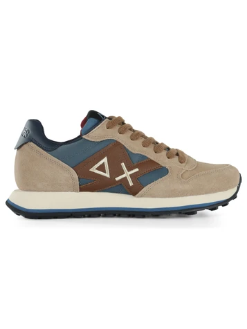 BEIGE | Sneakers in pelle e tessuto JAKI 2.0 BICOLOR
