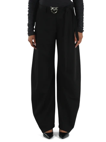 NERO | Pantalone in tessuto fluido NEW LEXY