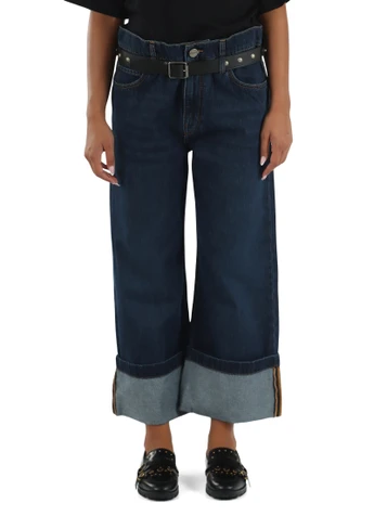BLU | Pantalone jeans cinque tasche CYNTHIA Turn Up Cropped