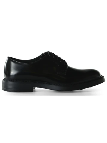 NERO | Stringata in pelle
