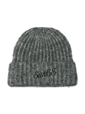 GRIGIO SCURO | Cappello in misto lana merino