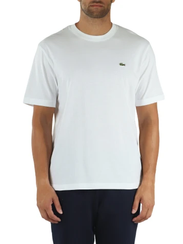 WEISS | Klassisch geschnittenes T-Shirt aus Baumwolle